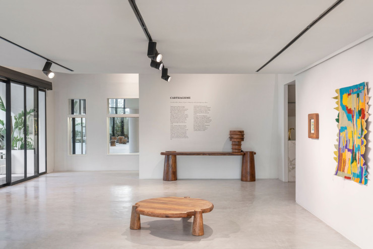 Vue de l’exposition « Carthagisme » à la galerie Lamia Bousnina.