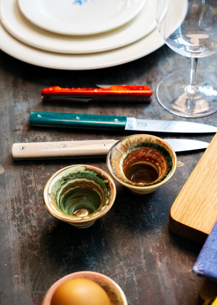La collection d’art de la table de Julie Richoz pour l’Atelier Pomone.