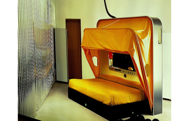 Le « Cabriolet Bed » imaginé par Joe Colombo en 1969.