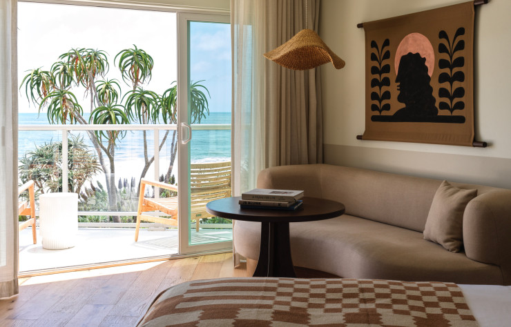 La vue magnifique sur l’océan pacifique.