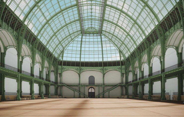 Projection 3D de la Nef – Nord © Chatillon Architectes pour le Grand Palais Rmn, 2023.
