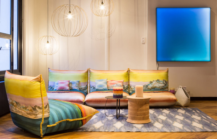 Le showroom Missoni Home, à Milan.