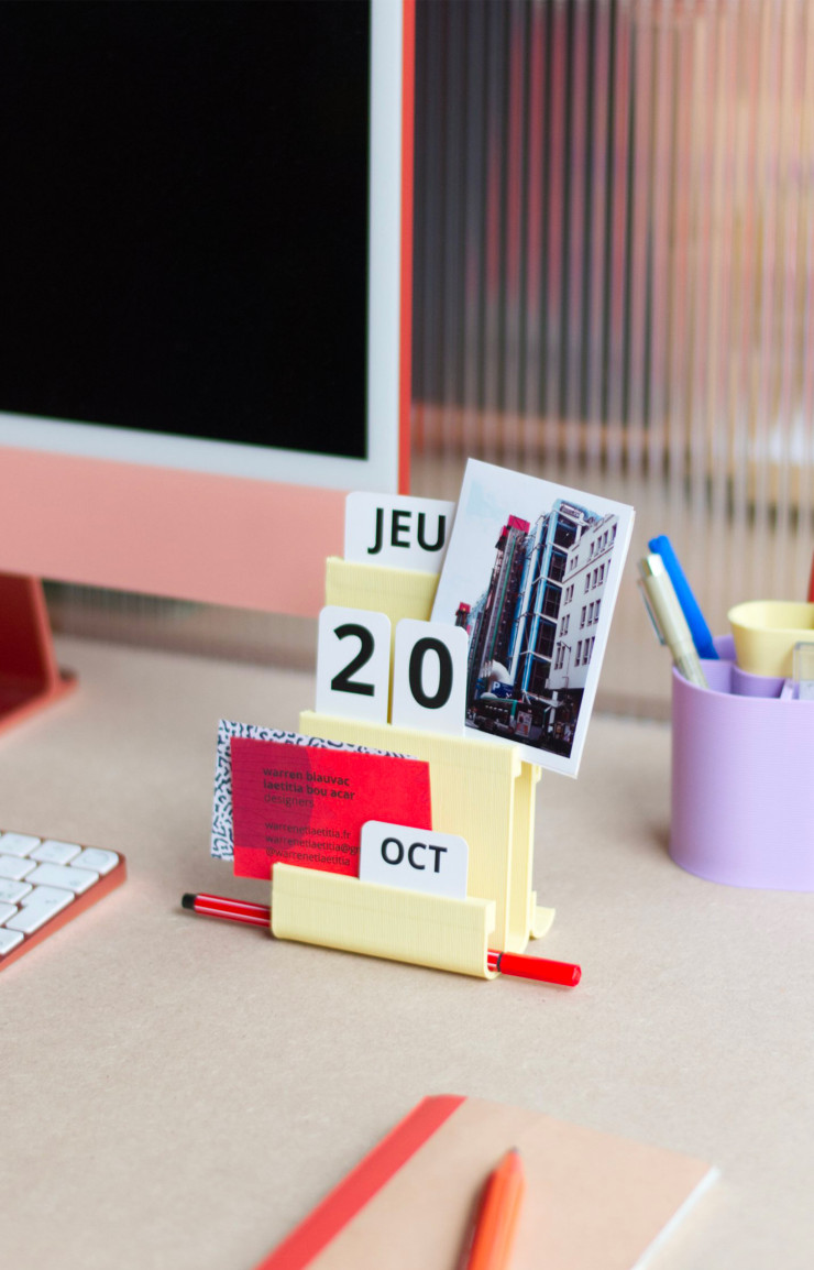 Le calendrier de Warren & Laetitia.