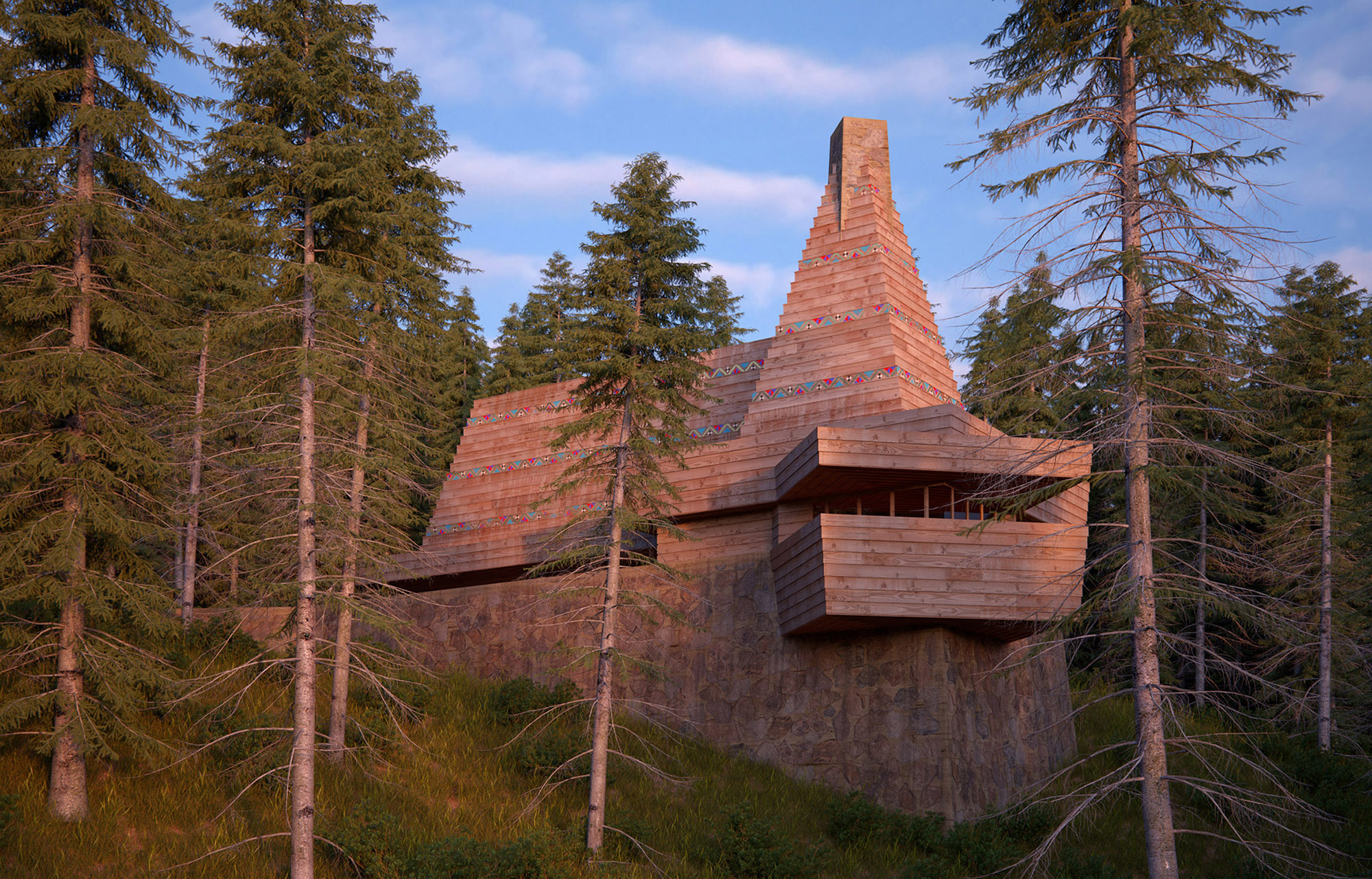 david romero frank lloyd wright projet inachevé