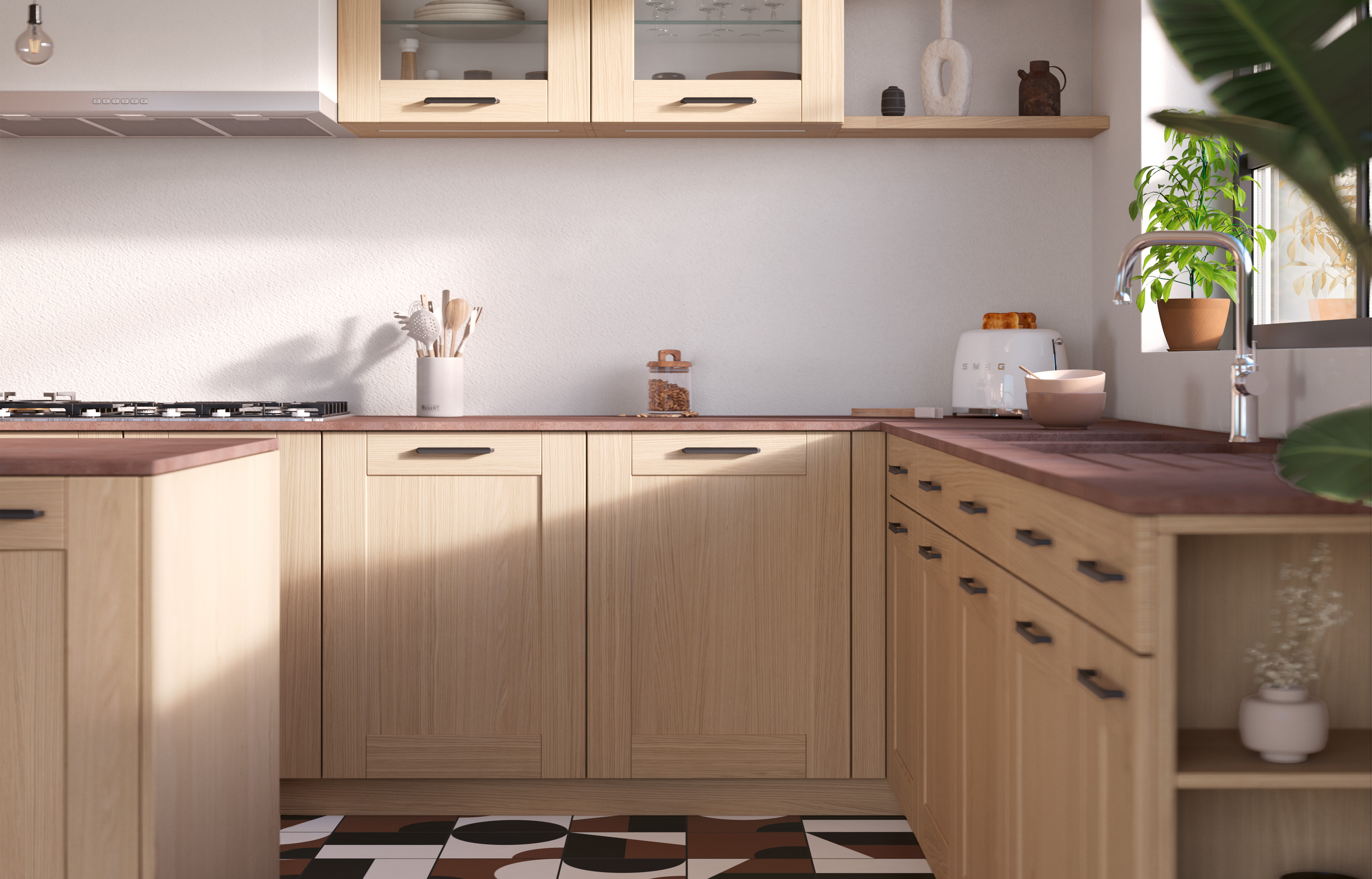 Noire, transparente, boisée... La rédaction d'IDEAT décrypte les trois tendances à adopter dans sa cuisine cette année, Paris, France