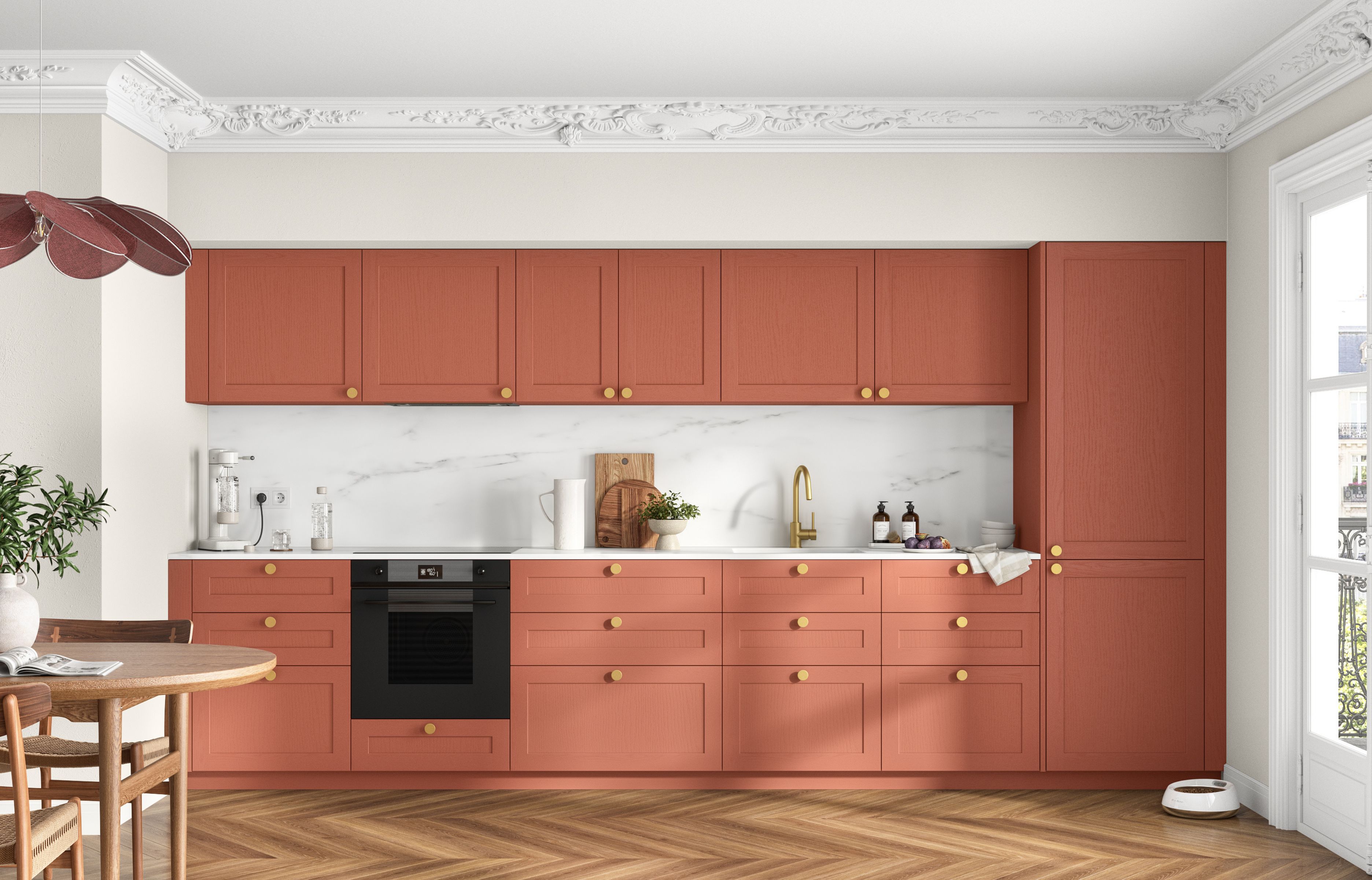 Oserez-vous faire de votre cuisine un lieu où la couleur est reine ? Les marques misent sur cette tendance qui redonne du peps à cet espace