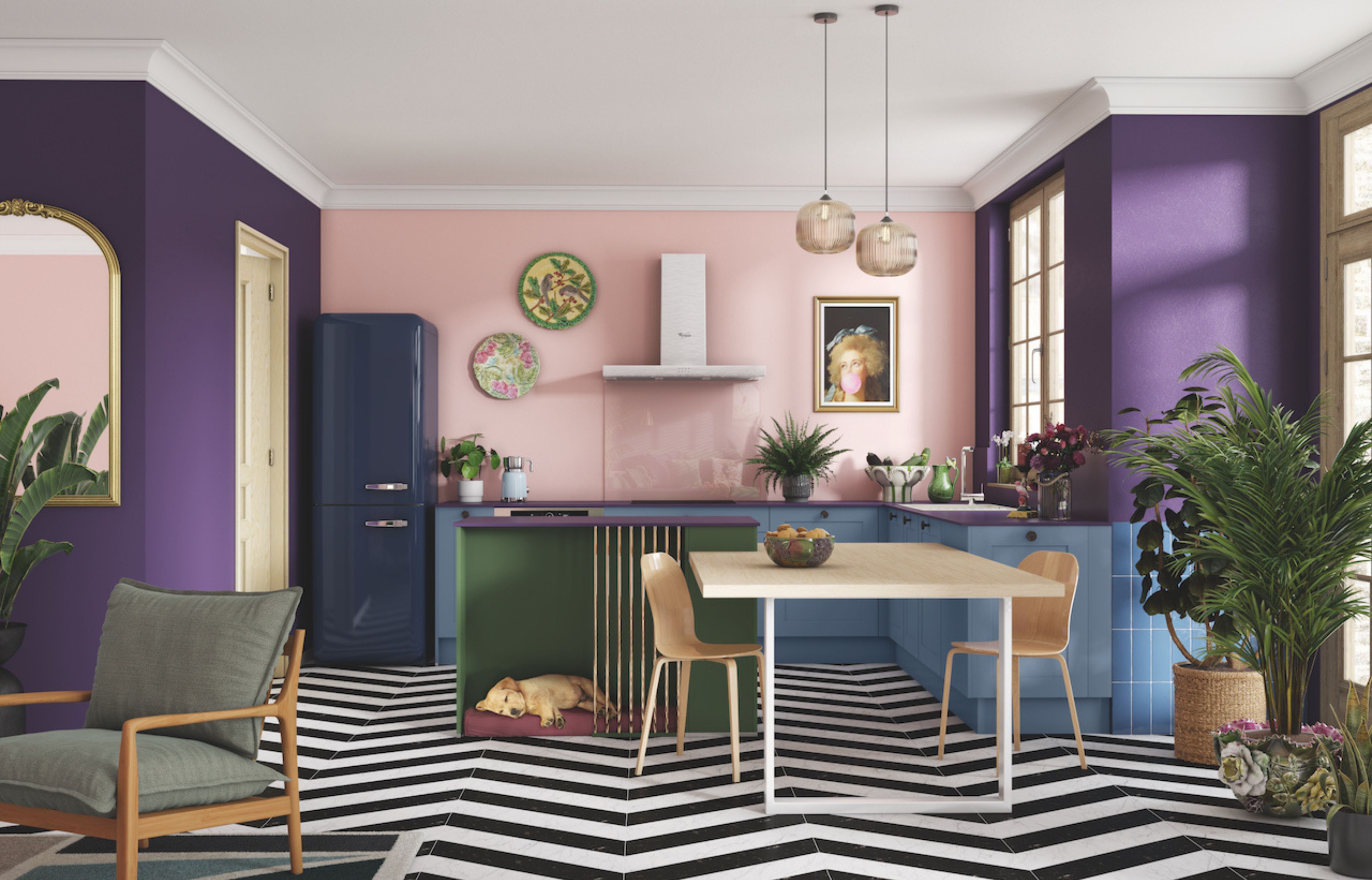 Oserez-vous faire de votre cuisine un lieu où la couleur est reine ? Les marques misent sur cette tendance qui redonne du peps à cet espace